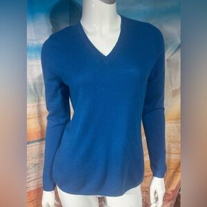 Only Mine Blue V-Neck Sweater